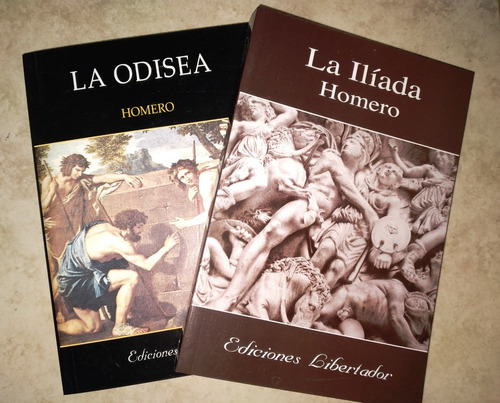 Lote X 2 Libros La Ilíada + La Odisea / Homero - Nuevos