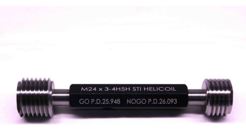 New M24 X 3 4h5h Sti Helicoil Thread Plug Gage 24 3.0 Go Ddb