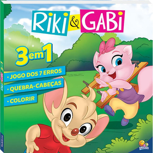 3 Em 1 (riki & Gabi), De Suelen Katerine A. Santos. Editora Todolivro, Capa Dura Em Português