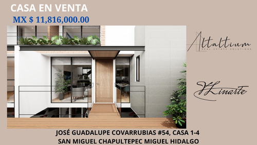 Casa En Venta En Jose Guadalupe Covarrubias Miguel Hidalgo Cdmx I Vl11-ca-005