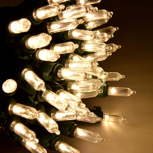 Guirnalda De 100 Luces Led Cálidas Para Exteriores E Interio