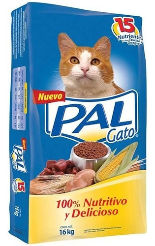 Bulto Croquetas Pal Gato 16 Kilos Alimento Para Gatos