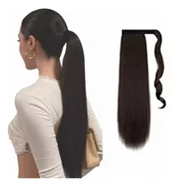 Comprar Coleta Postiza Cabello Lacio Caballo Natural Extensiones Color Negro