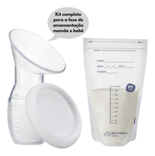 Imagem 1 de 7 de Coletor De Leite Materno Gentle Flow +25 Sacos Armazenamento