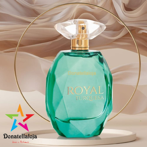 Perfume Com Ferormônio Atrativo Turquesa Royal