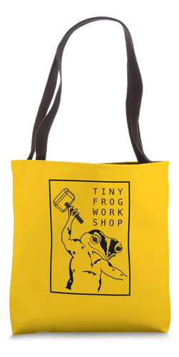 Tiny Frog Workshop Swag Y Accesorio Minimal Logo Bolsa De Te