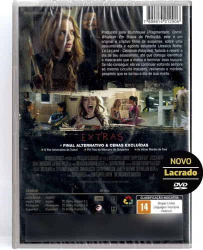 Dvd A Morte Te Dá Parabéns Original Novo Lacrado
