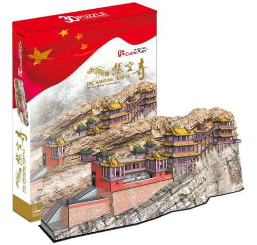 Puzzle 3d Templo De Hanging, China