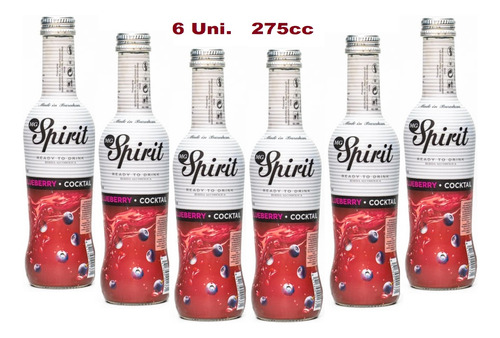 Spirit Vodka Blueberry 275cc 6 Unidades