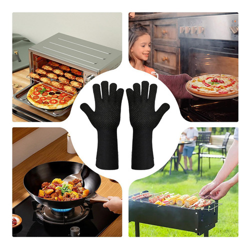 Guantes De Horno De Silicona Resistentes Al Calor Guantes De