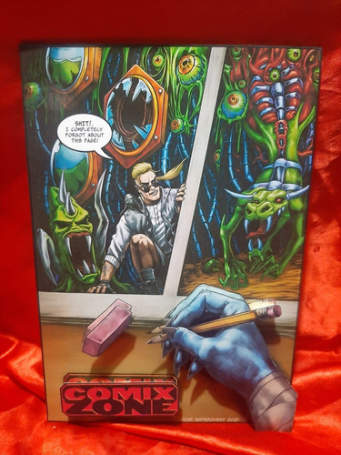 Cuadros De Madera Grandes 3d Comix Zone 1