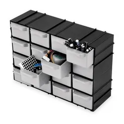 Comprar Kit 10 Organizador Mini Gaveteiro Multiuso 16 Gavetas Mesa no Mercado Livre