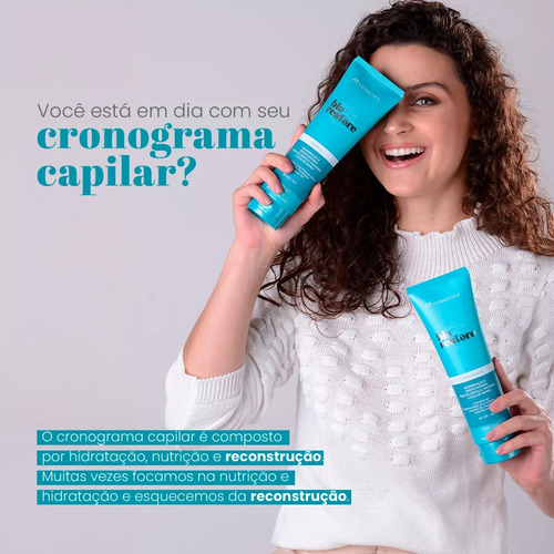 Shampoo Reconstrução Bio Restore Repair Fit Cosméticos 1l