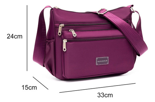 Bolso De Mujer Casual, Impermeable, Bolso De Hombro A La Mod