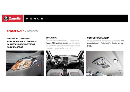 Utilitario Zanella Force Truck Cabina Simple