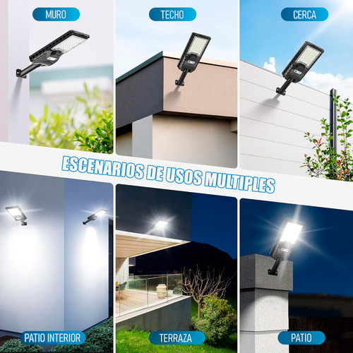 Foco Solar 400w Focos Solares Led Focos Exteriores Foco Led