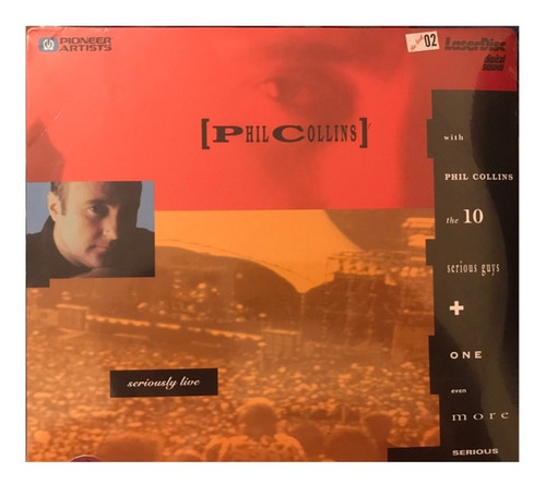 Seriously Live - Phil Collins - 2 Laserdisc - New - Cerrado