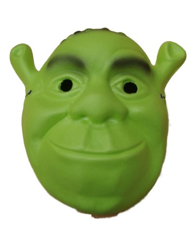 Mascara Goma Eva Shrek Ogro Halloween Careta Cotillon X1 U
