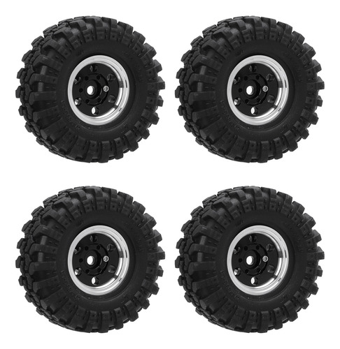 Llanta Beadlock De Aleación De Aluminio Negra Negra 1.0 Tire
