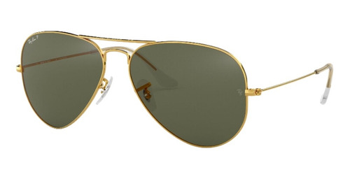 Lentes De Sol Ray-ban Aviador Large Rb3025 62 Polarizado