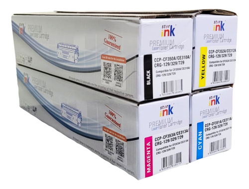 4 Tóner Ce310a/cf350a Compatible H P Mfp M176 177 Cp1025