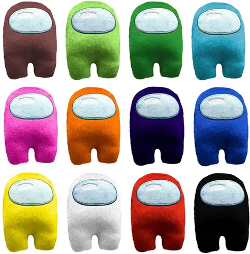 Mini Mu ecos De Peluche Among Us Tripulacion Color 12pz 10cm