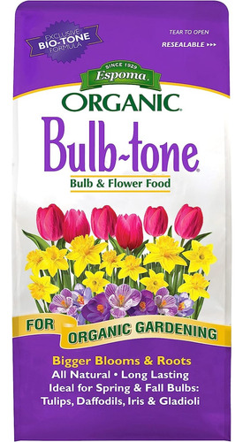 Abono Espoma Orgánico Bulb-tone Tulipan Narciso Gladi 1.81kg