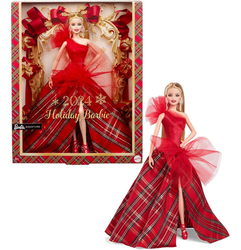 Mattel Barbie Holiday 2024 Rubia Meñeca De Coleccion