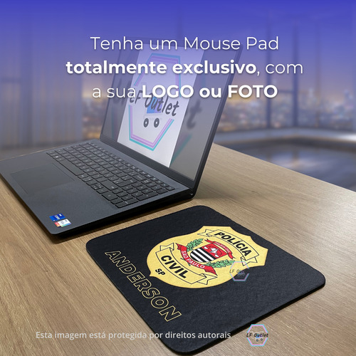 Kit 100 Mouse Pad Personalizado Com Sua Logo E Foto Mousepad