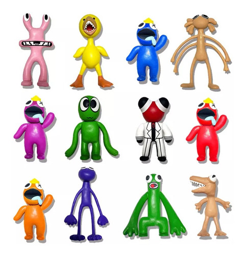 Juguete Roblox Rainbow Friends Figura De Modelo Regalo, 12 P