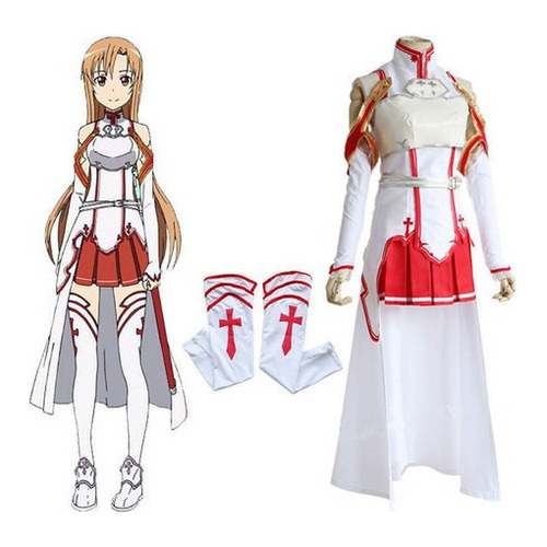 2022 Anime Sword Art Online El Cosplay De Asuna Yuuki Deshon