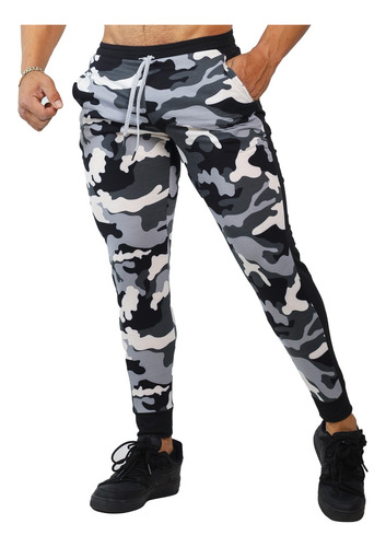 Pants Jogger Deportivo Camuflaje Militar  Bd Camuflado 