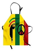 Comprar Delantal Ambesonne Rasta, Iconico Barret Reggae Y Cultura M