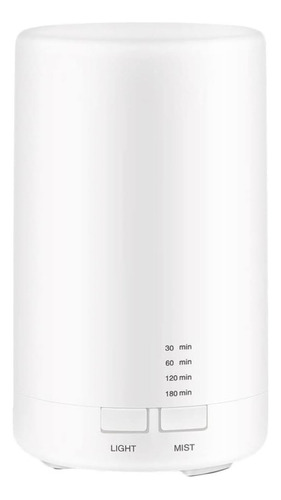 Humidificador Luz Led J800a Difusor Aroma Vaporizador Usb Color Blanco