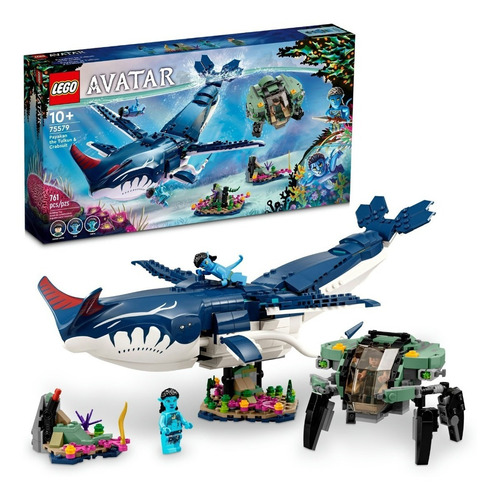 Kit Lego Avatar Payakan El Tulkun Y Crabsuit 75579 3+ Cantidad de piezas 761