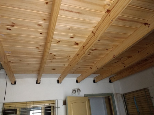 Imagen 4 de 6 de Entrepiso De Madera Con Columnas