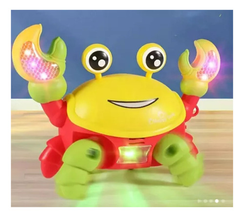 Juguete De Cangrejo Gateando Inducción Música Luz Para Niño