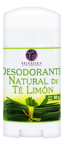 Desodorante Natural De Té Limón 60 G. | Unisex.