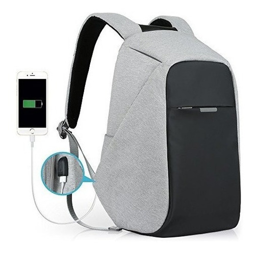 Oscaurt Mochila Morral Antirrobo Portátil Puerto Usb Imperme