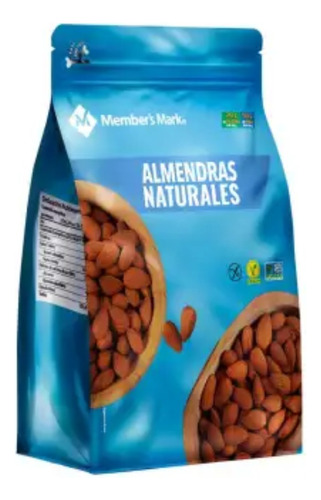 Bolsa De Almendras Naturales Member's Mark 907 Gr - 2 Pzas