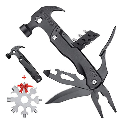 Gresou Camping Hammer Multitool Para Hombres Papa Husband, 1