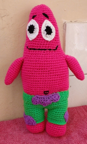 Patricio De Bob Esponja Tejido A Crochet.zona Parque Chas. 