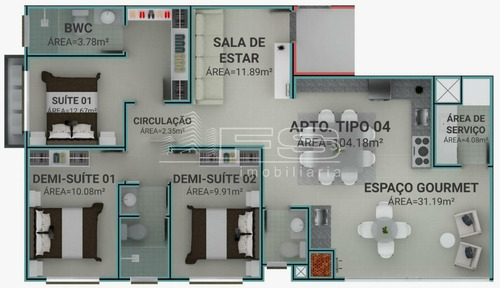 Imagem 3 de 15 de Vyllar Beach - 3 Dormitorios Pereque Porto Belo - 3116