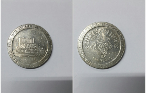 Token De Colección, Circus,circus. Casino. One Dollar. 1979. (Usado)