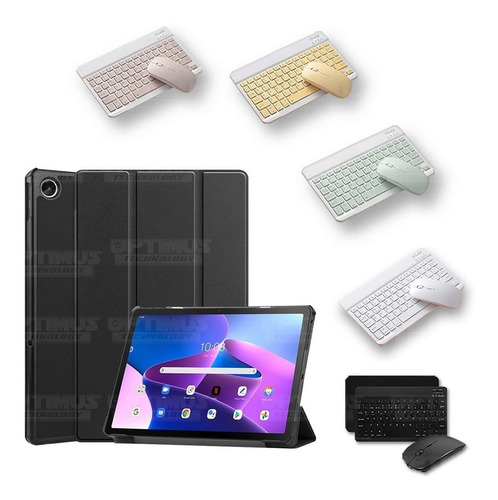 Teclado Inalambrico Estuche Para Tablet M10 Plus Zaaj0198se