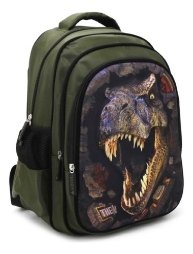 Mochila Trendy Dinosaurio 3d 16 Pulgadas Original