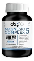 Comprar 5 Magnesios: Citrato Magnesio, Glicinato Magnesio, Treonato, Taurato, Gluconato | + Camu Camu Y Vitamina D3 | Magnesio Complex Vegano | Suplementos Vitaminas Oby 180 Capsulas