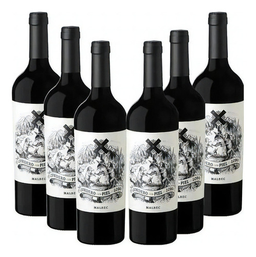 Vinho Cordero con Piel de Lobo 6 unidades 750ml cada