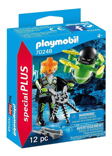 Playmobil Agente Con Dron Special Plus Tm1 70248 Ttm