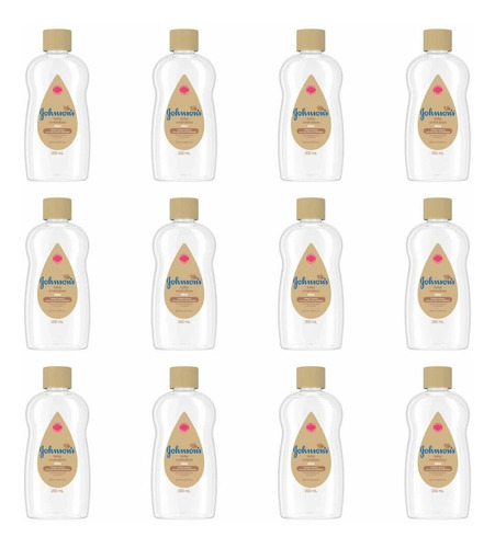Imagem 1 de 1 de Johnsons Baby Óleo Amêndoas 200ml (kit C/12)